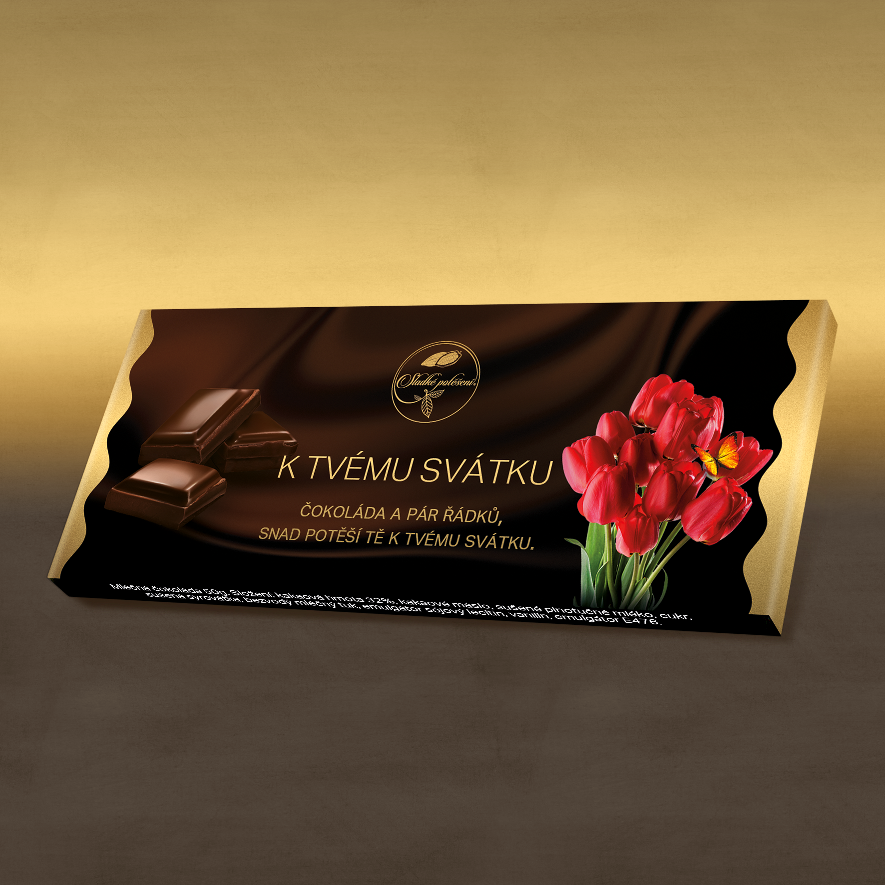 ČOKOLÁDA K TVÉMU SVÁTKU