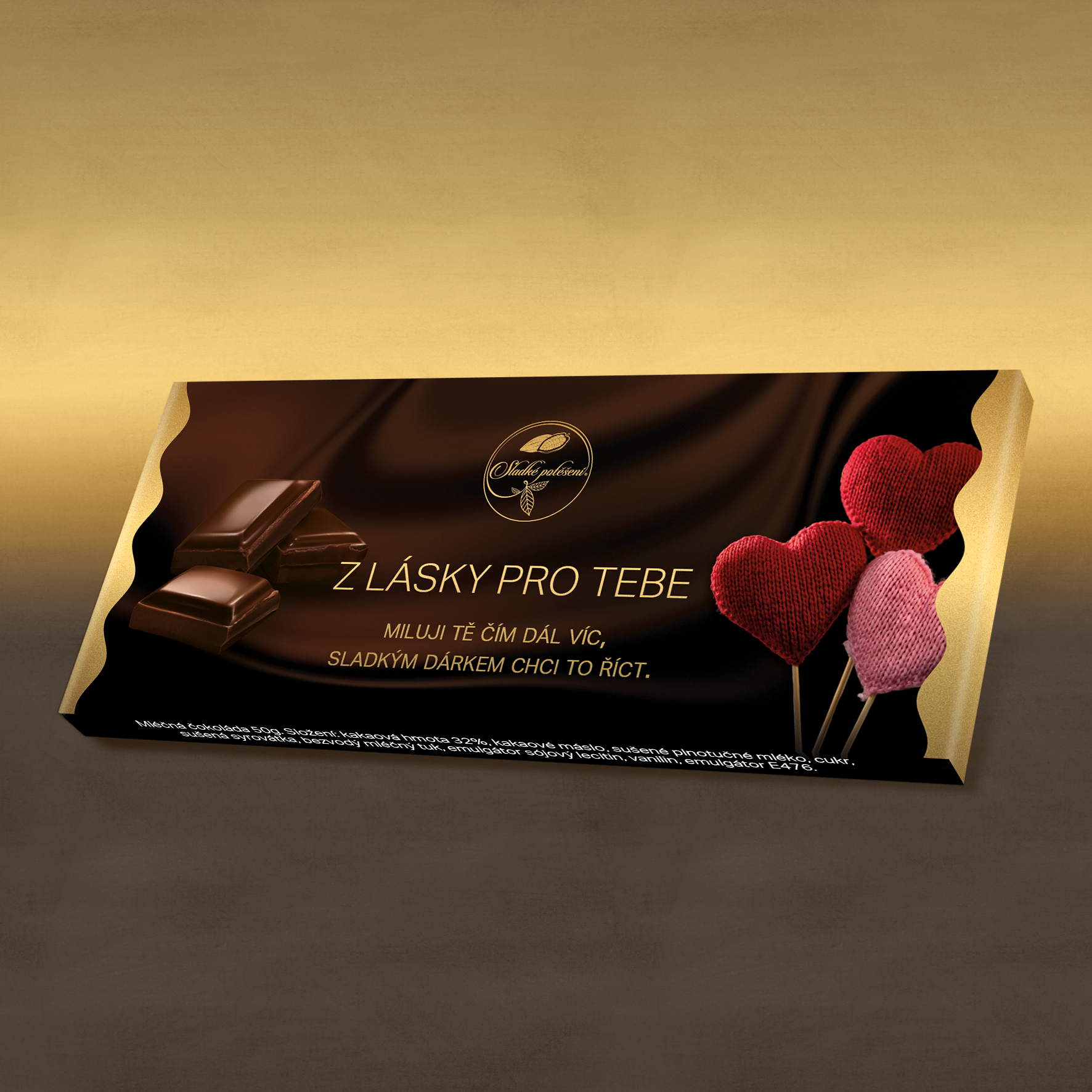 ČOKOLÁDA Z LÁSKY PRO TEBE