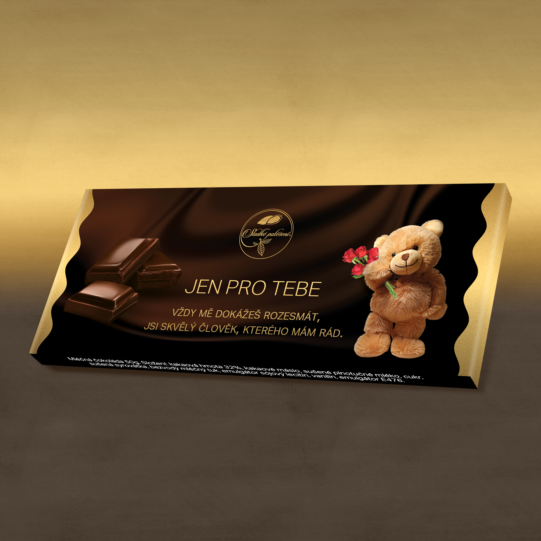 ČOKOLÁDA JEN PRO TEBE