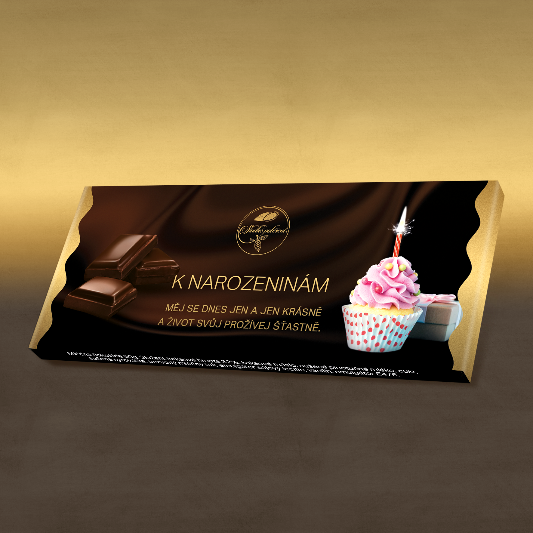 ČOKOLÁDA K NAROZENINÁM