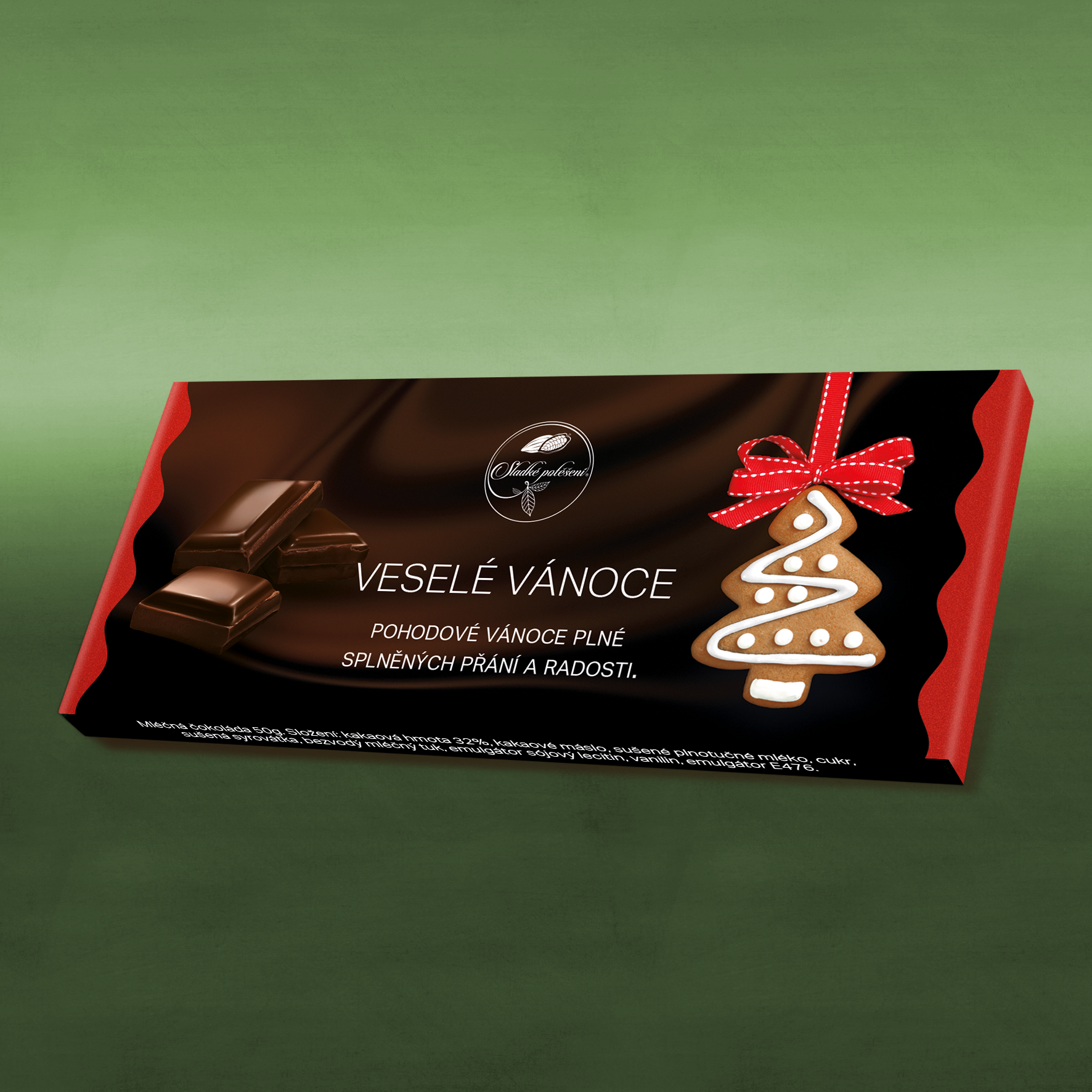 ČOKOLÁDA VESELÉ VÁNOCE